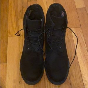 TIMBERLAND MEN'S 6IN BASIC WATERPROOF BOOTS BLACK